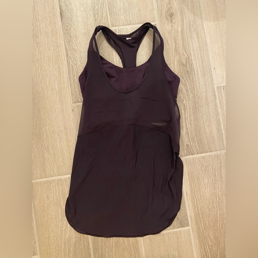Lululemon tank with built in bra size 4